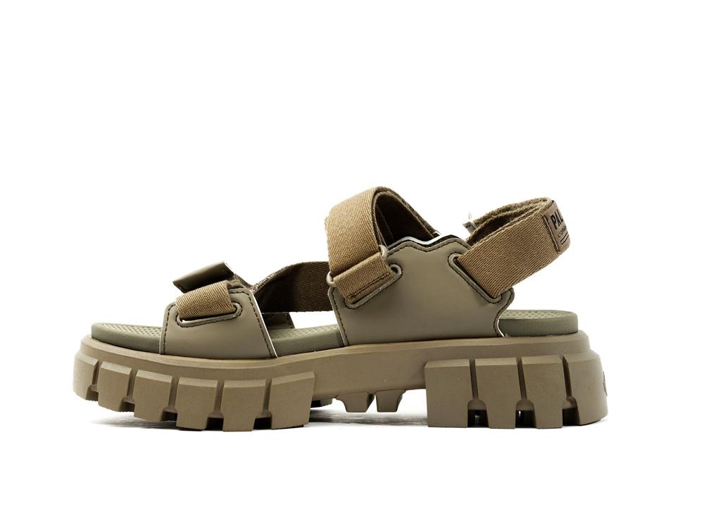 Dusky Green Palladium REVOLT SANDAL MONO Women Sandals  Israel |  43271-JLQY