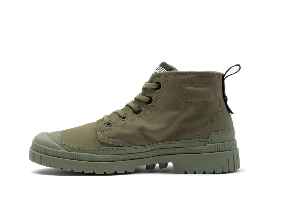 Dusky Green Palladium SP20 HI TECH Men High Tops Shoes  Israel |  84026-CGJA