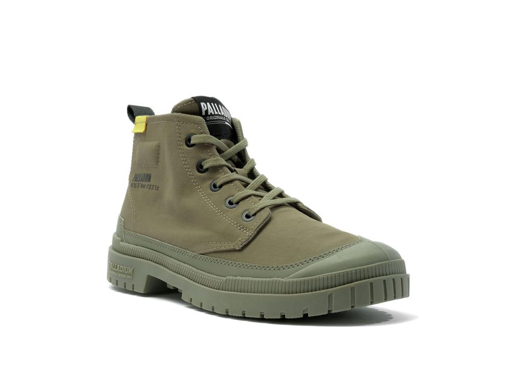 Dusky Green Palladium SP20 HI TECH Women High Tops Shoes  Israel |  02689-JQRZ