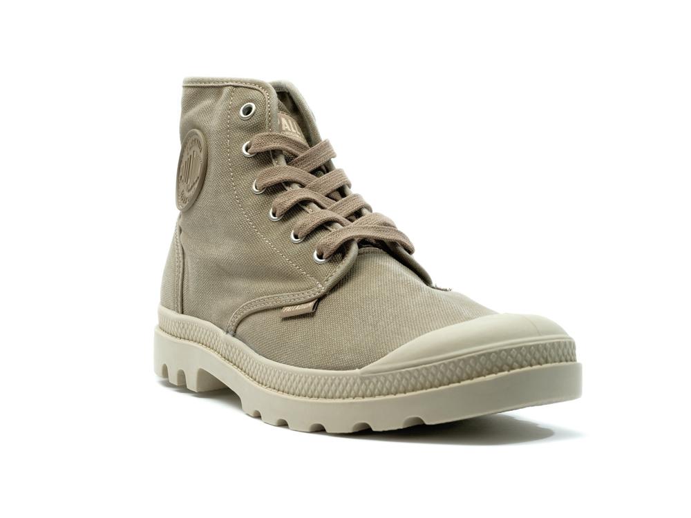 Dusky Green / Safari Palladium PAMPA HI Men High Tops Shoes  Israel |  36450-XJFB