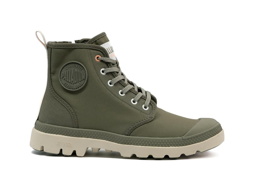 Dusky Green / Sahara Palladium PAMPA LITE+ HI PARIS Women High Tops Shoes  Israel |  52836-TXWA