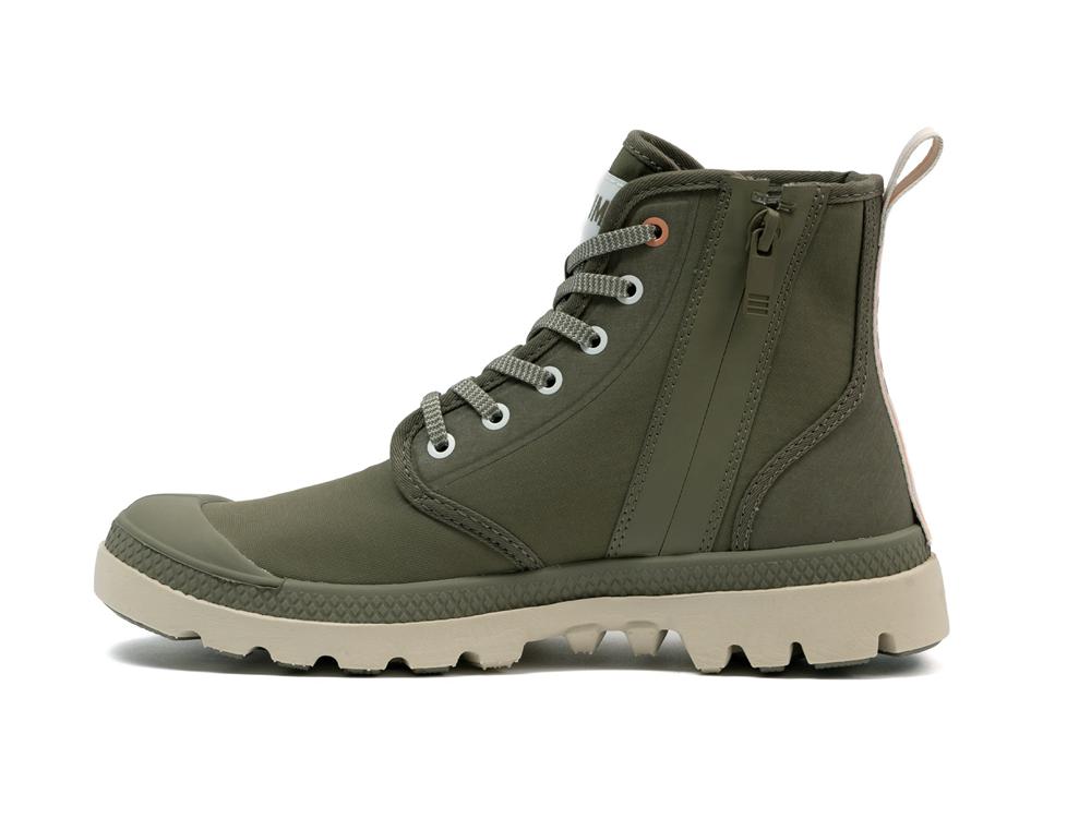 Dusky Green / Sahara Palladium PAMPA LITE+ HI PARIS Men High Tops Shoes  Israel |  93168-LYKS