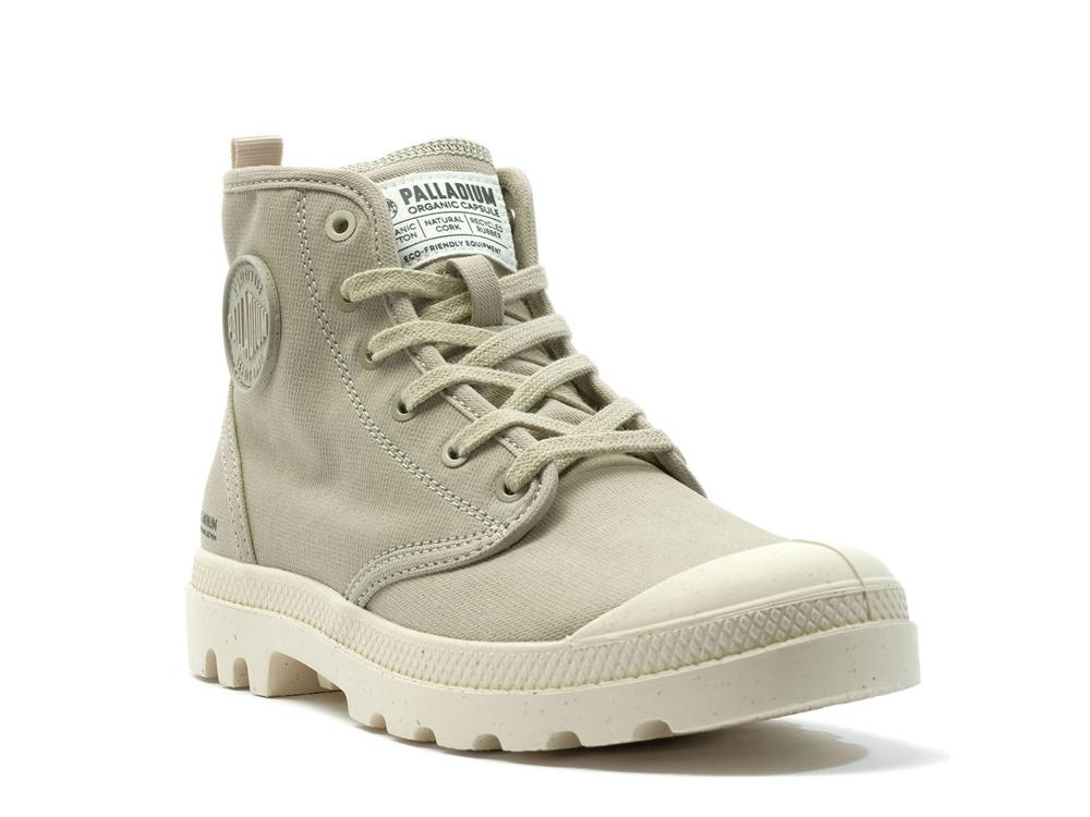 Eucalyptus Green Palladium PAMPA HI ZIP ORGANIC Women High Tops Shoes  Israel |  65920-QGDC