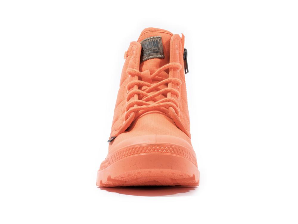 Firecraker Orange Palladium PAMPA RE-QUILTED Women High Tops Shoes  Israel |  59730-GWHP