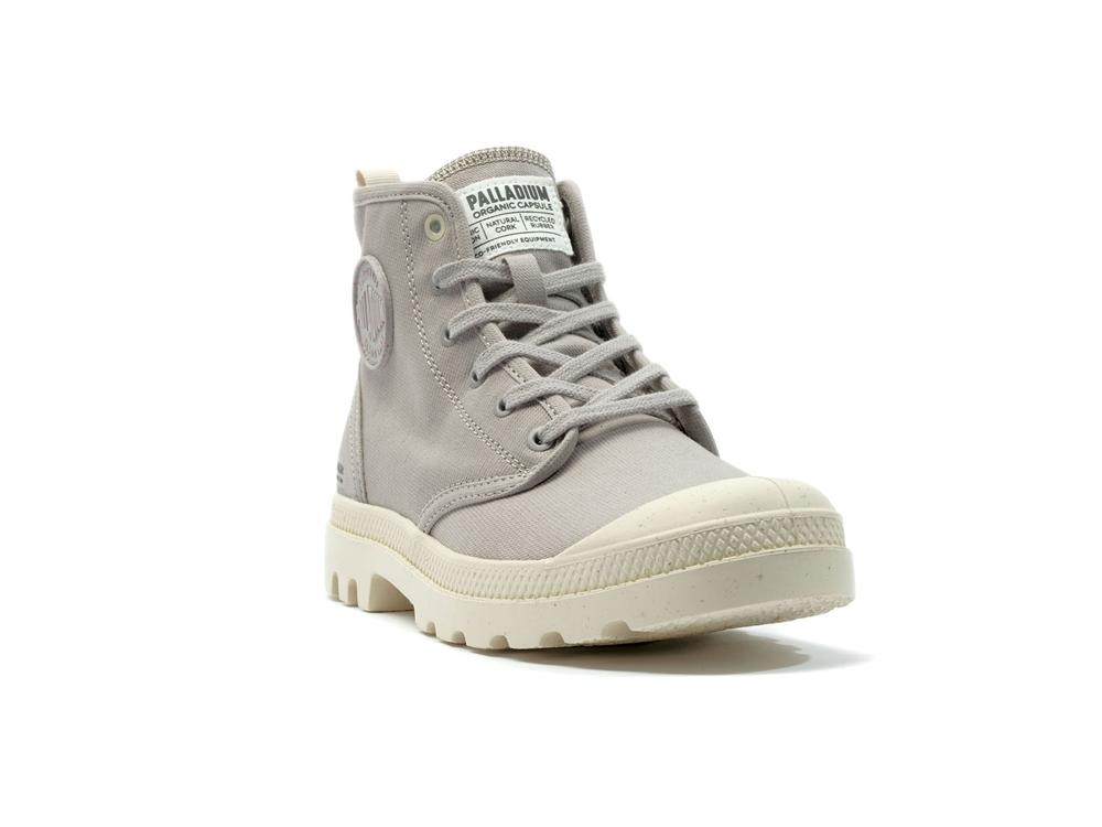 Grey Berry Palladium PAMPA HI ZIP ORGANIC Women High Tops Shoes  Israel |  05326-ODCE