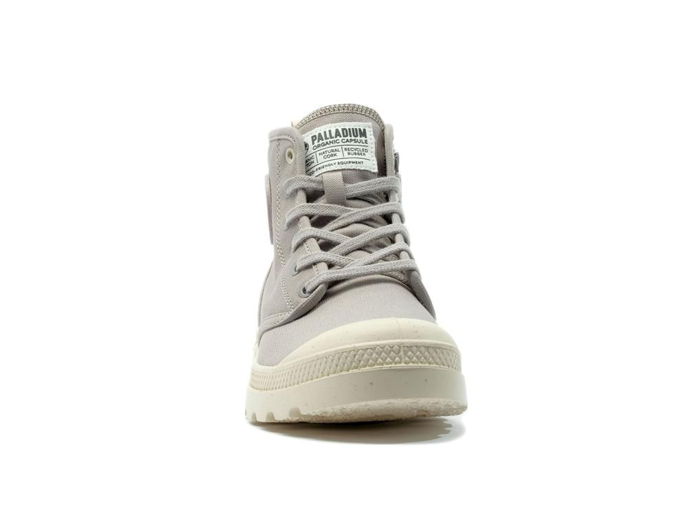 Grey Berry Palladium PAMPA HI ZIP ORGANIC Women High Tops Shoes  Israel |  05326-ODCE