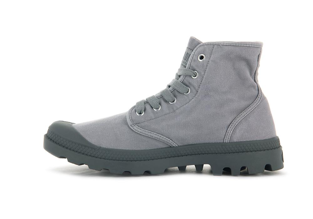 Grey Flannel Palladium PAMPA HI Men High Tops Shoes  Israel |  32046-GYAN