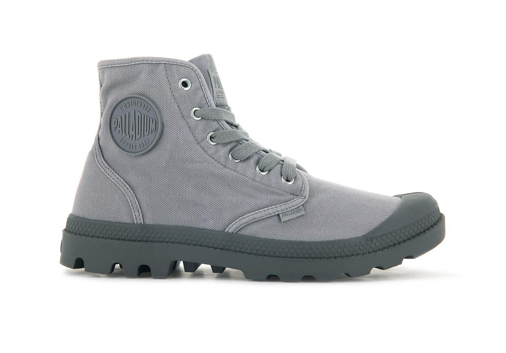 Grey Flannel Palladium PAMPA HI Men High Tops Shoes  Israel |  32046-GYAN