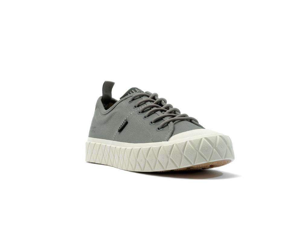 Gun Metal Grey Palladium PALLA ACE LO SUPPLY Men Low Top Sneakers  Israel |  02145-IZTL