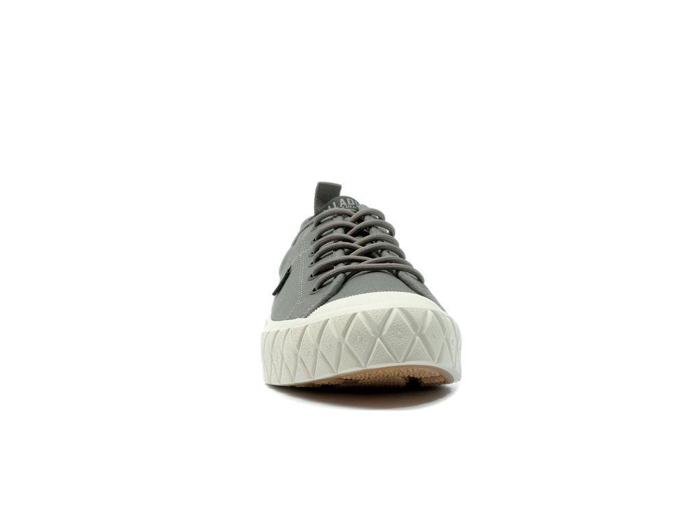 Gun Metal Grey Palladium PALLA ACE LO SUPPLY Men Low Top Sneakers  Israel |  02145-IZTL