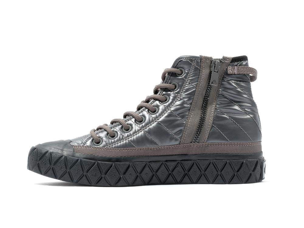 Gun Metal Grey Palladium PALLA ACE RE-QUILT W Women High Tops Shoes  Israel |  56297-OBFX