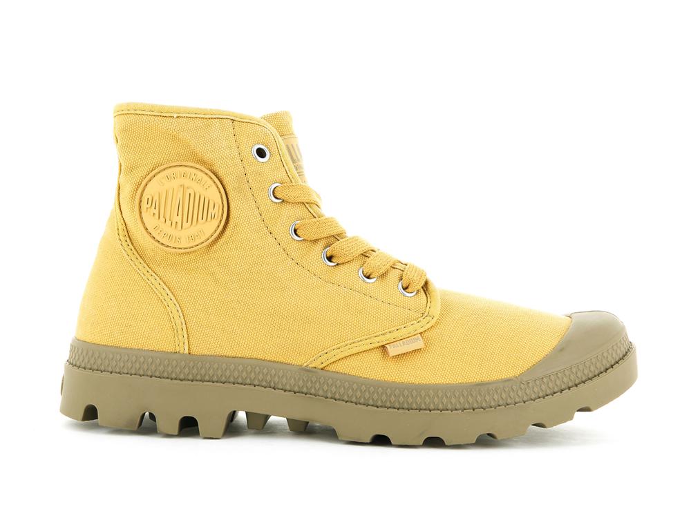 Honey Gold Palladium PAMPA HI Women High Top Boots  Israel |  82413-CGTE