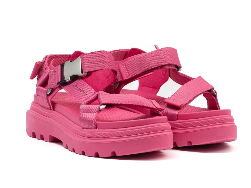 Hot Pink Palladium PALLACRUISE PARIS Women Sandals  Israel |  24106-QUBT