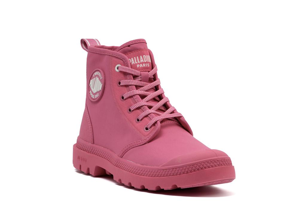 Hot Pink Palladium PAMPA LITE+ HI PARIS Men High Tops Shoes  Israel |  45036-TBAH