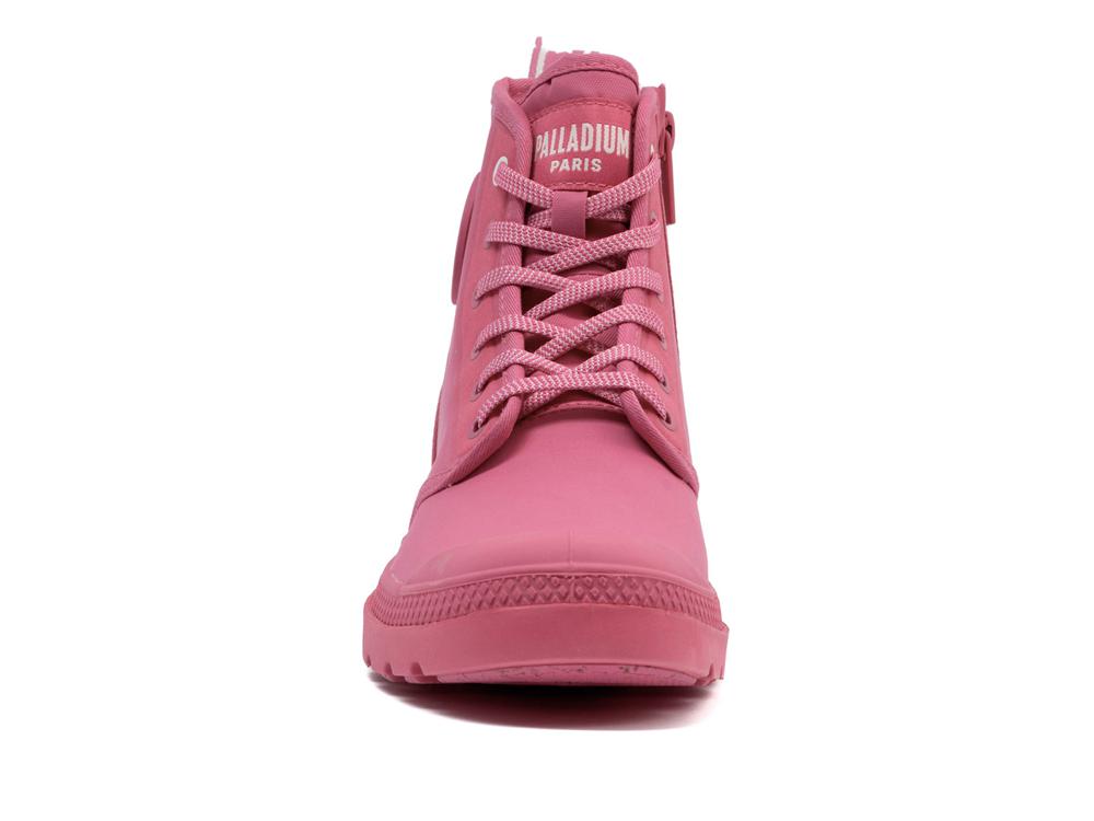 Hot Pink Palladium PAMPA LITE+ HI PARIS Men High Tops Shoes  Israel |  45036-TBAH