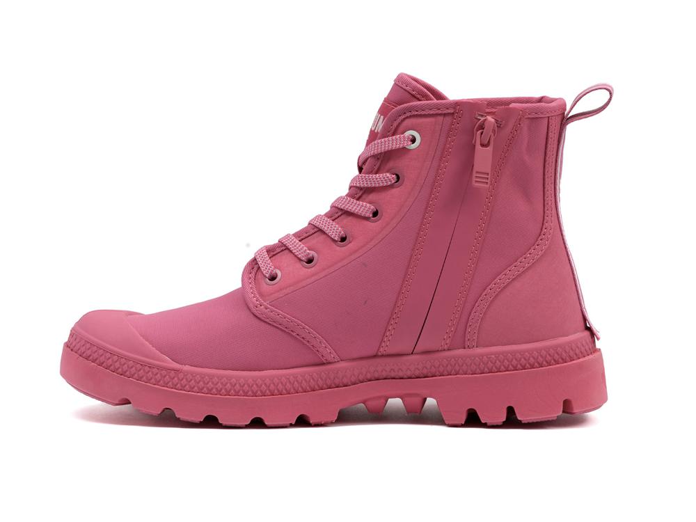 Hot Pink Palladium PAMPA LITE+ HI PARIS Men High Tops Shoes  Israel |  45036-TBAH