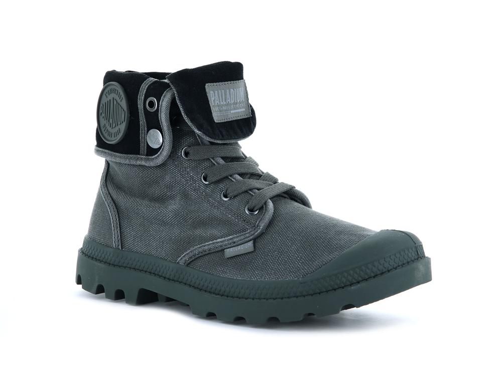 Metal / Black Palladium BAGGY Men High Top Boots  Israel |  24706-REFA