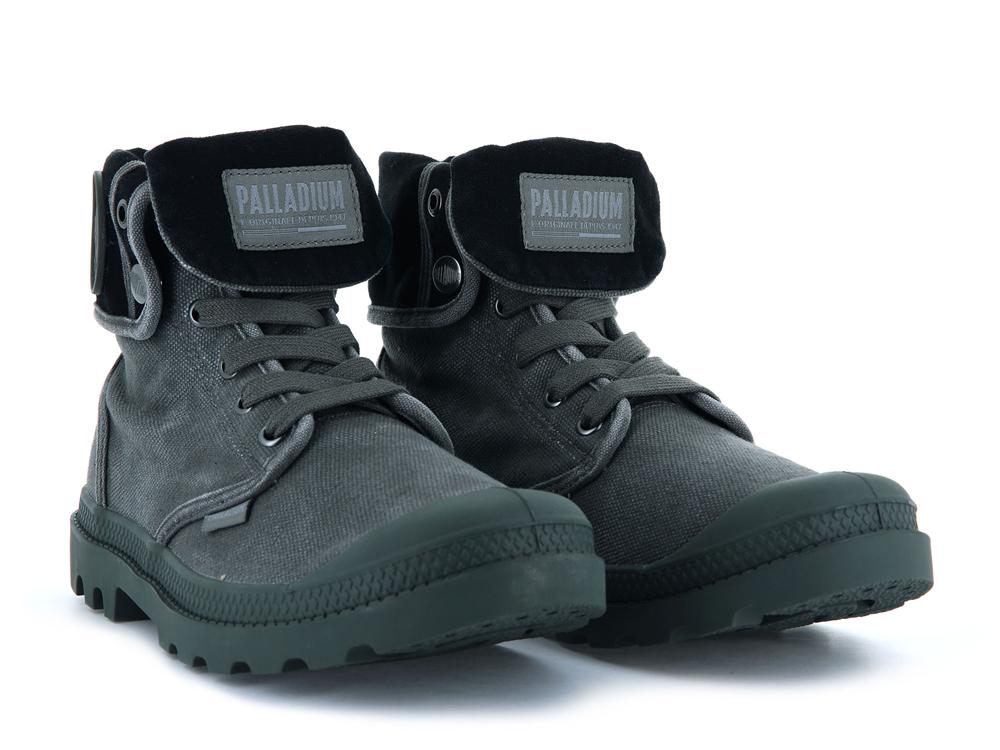 Metal / Black Palladium BAGGY Men High Top Boots  Israel |  24706-REFA