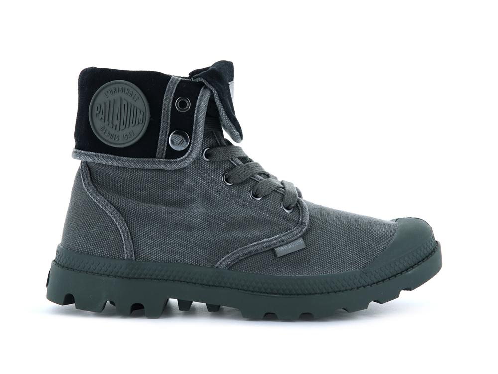 Metal / Black Palladium BAGGY Men High Top Boots  Israel |  24706-REFA