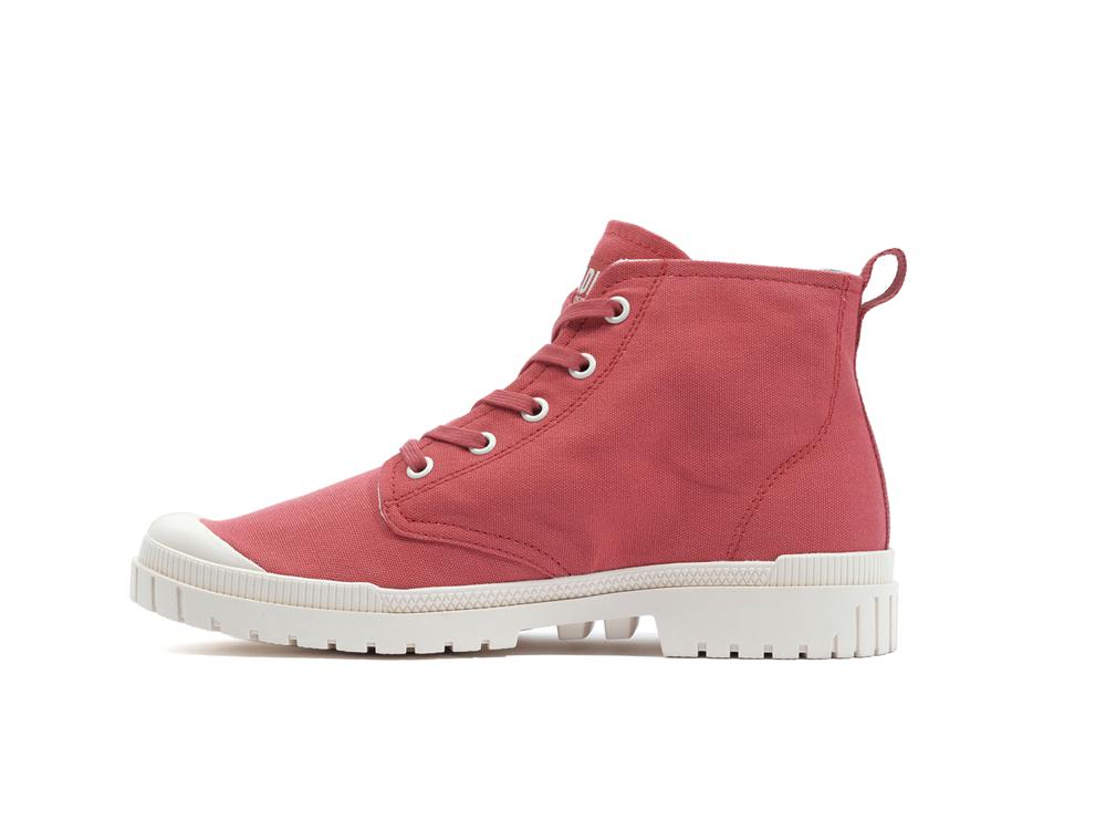 Mineral Red Palladium PAMPA SP20 HI CANVAS Women High Tops Shoes  Israel |  18504-ORYD