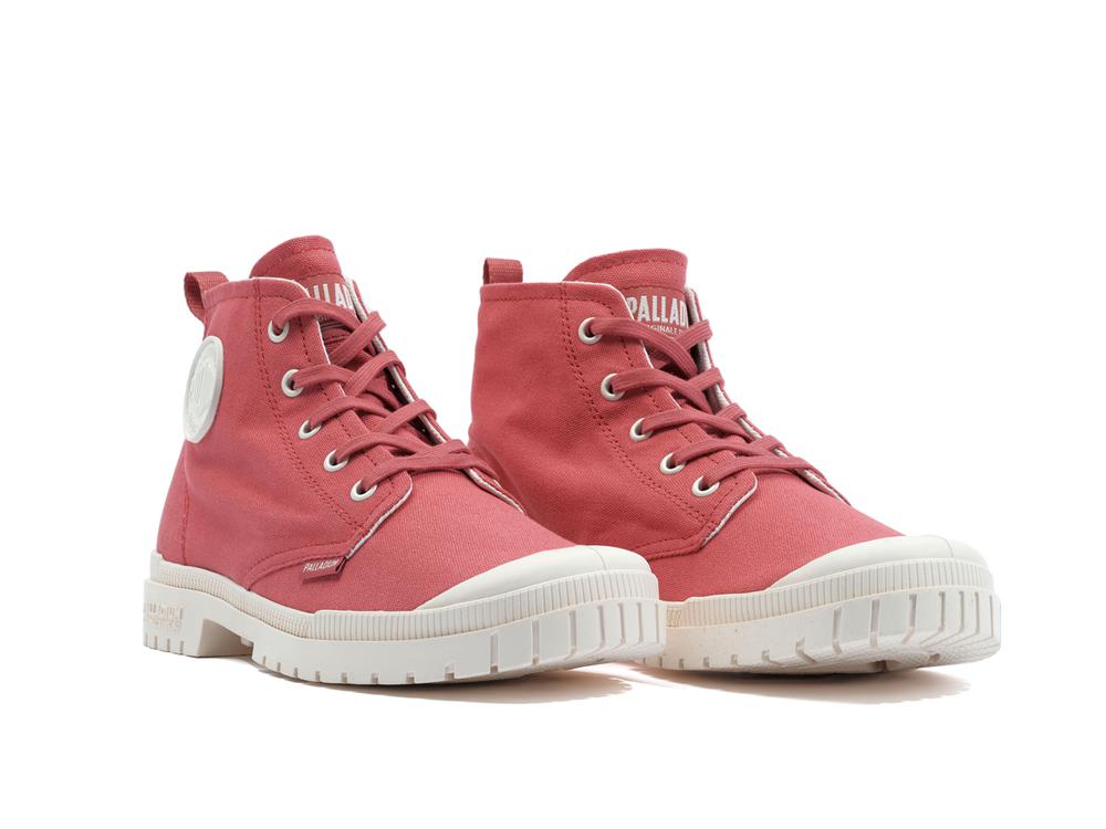 Mineral Red Palladium PAMPA SP20 HI CANVAS Women High Tops Shoes  Israel |  18504-ORYD