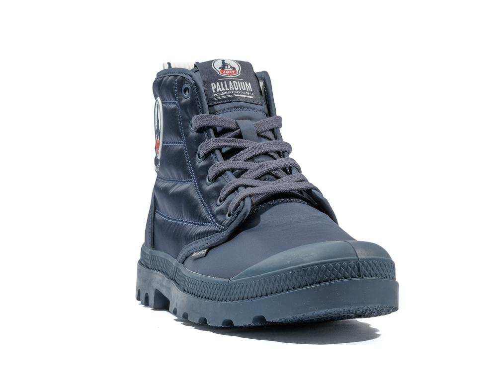 Navy Palladium PAMPA HI DARE RHONA Men High Tops Shoes  Israel |  24960-COVR