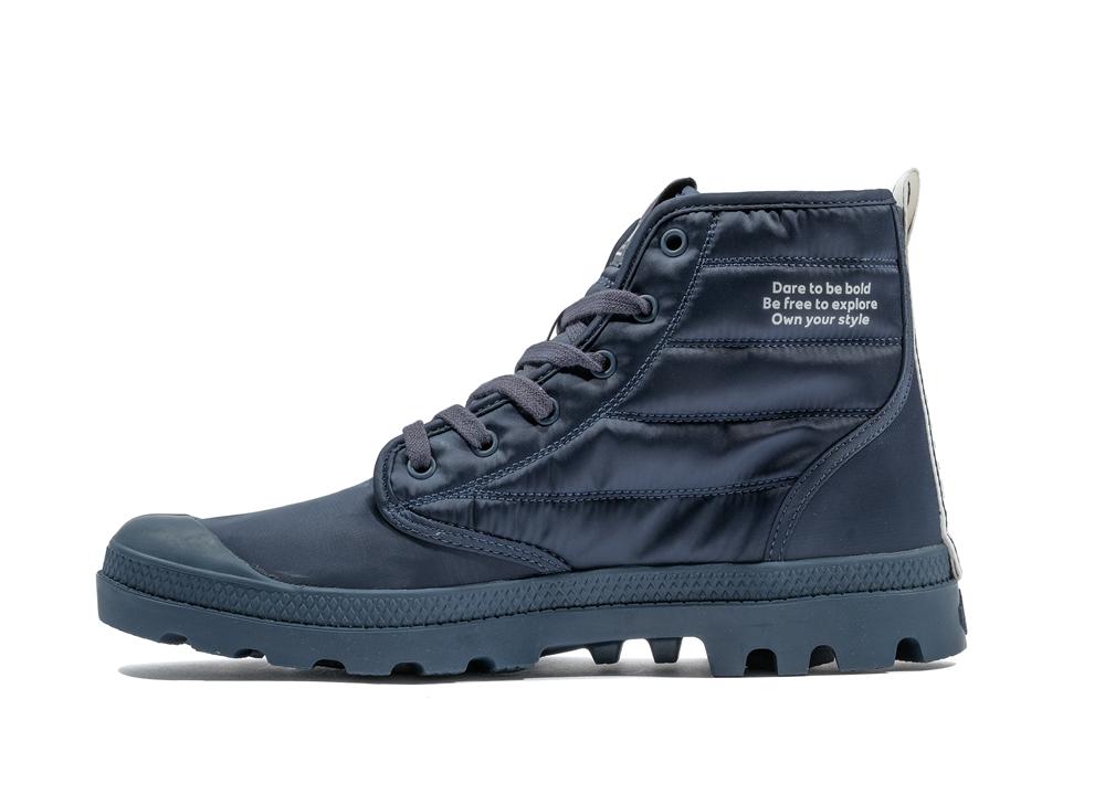 Navy Palladium PAMPA HI DARE RHONA Men High Tops Shoes  Israel |  24960-COVR