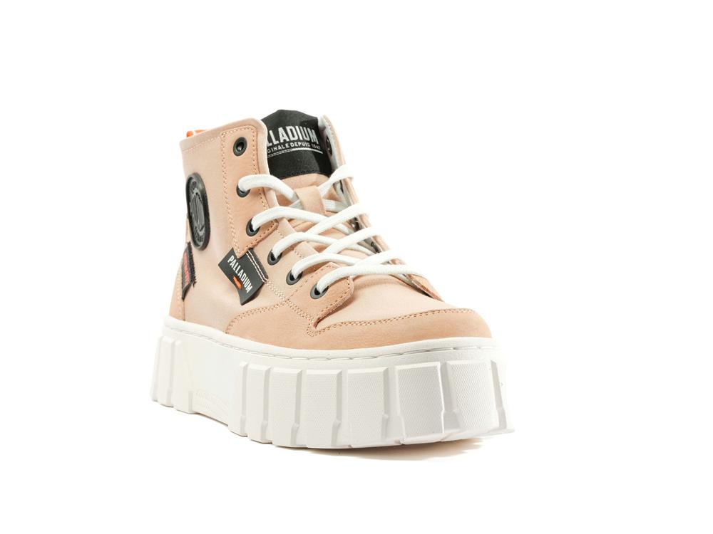 Nude Dust Pink Palladium PALLATOWER HI Women High Top Boots  Israel |  45296-LSMY