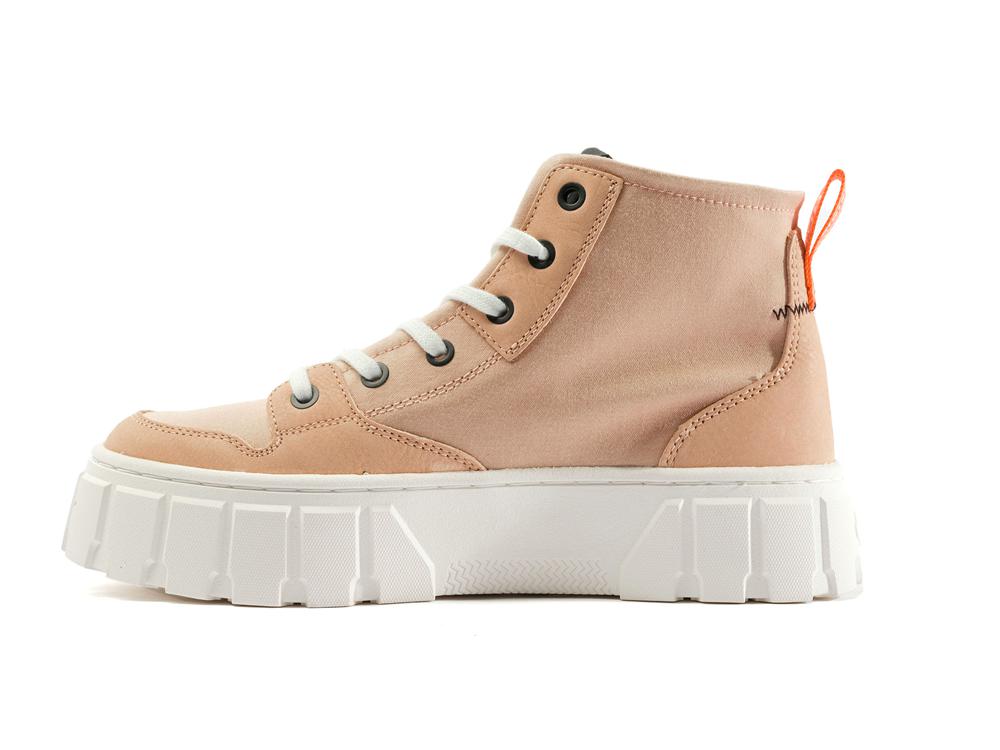 Nude Dust Pink Palladium PALLATOWER HI Women High Top Boots  Israel |  45296-LSMY