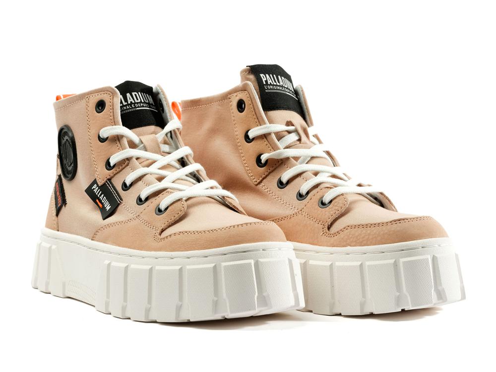 Nude Dust Pink Palladium PALLATOWER HI Women High Top Boots  Israel |  45296-LSMY