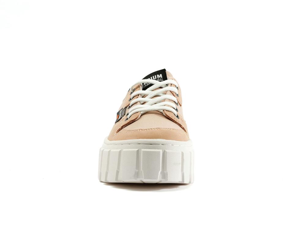 Nude Dust Pink Palladium PALLATOWER LO Women Low Tops Sneakers  Israel |  29146-HUZK