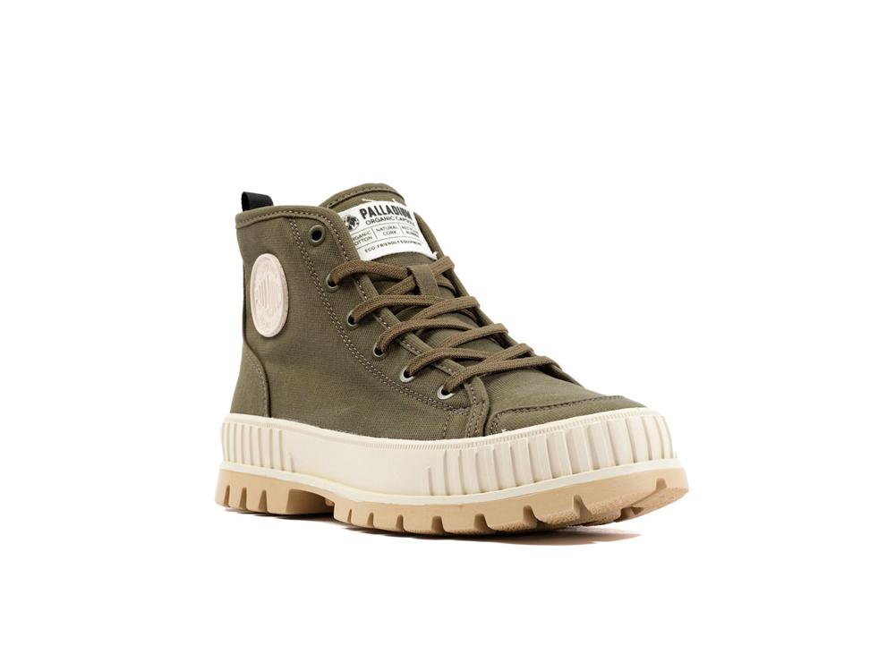 Olive Night Palladium PALLASHOCK ORGANIC 2 Women High Top Boots  Israel |  05478-FYGN