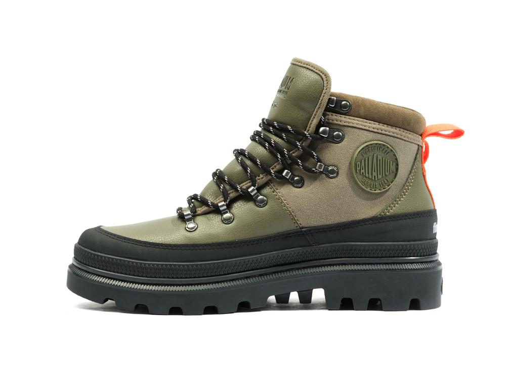 Olive Night Palladium PALLATROOPER HIKER WP+ X FINISTERRE Women High Tops Shoes  Israel |  91048-IQLS