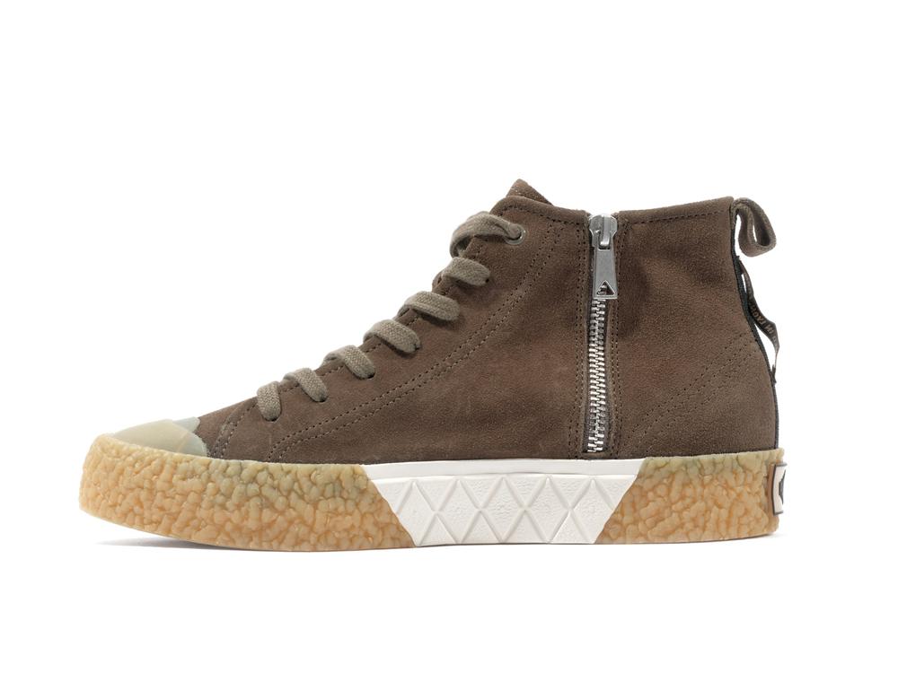 Olive Night Palladium PALLA ACE RUGGED SUEDE Women High Tops Shoes  Israel |  37859-WVAD