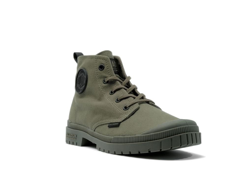 Olive Night Palladium PAMPA SP20 HI CANVAS Women High Tops Shoes  Israel |  15840-TLMG