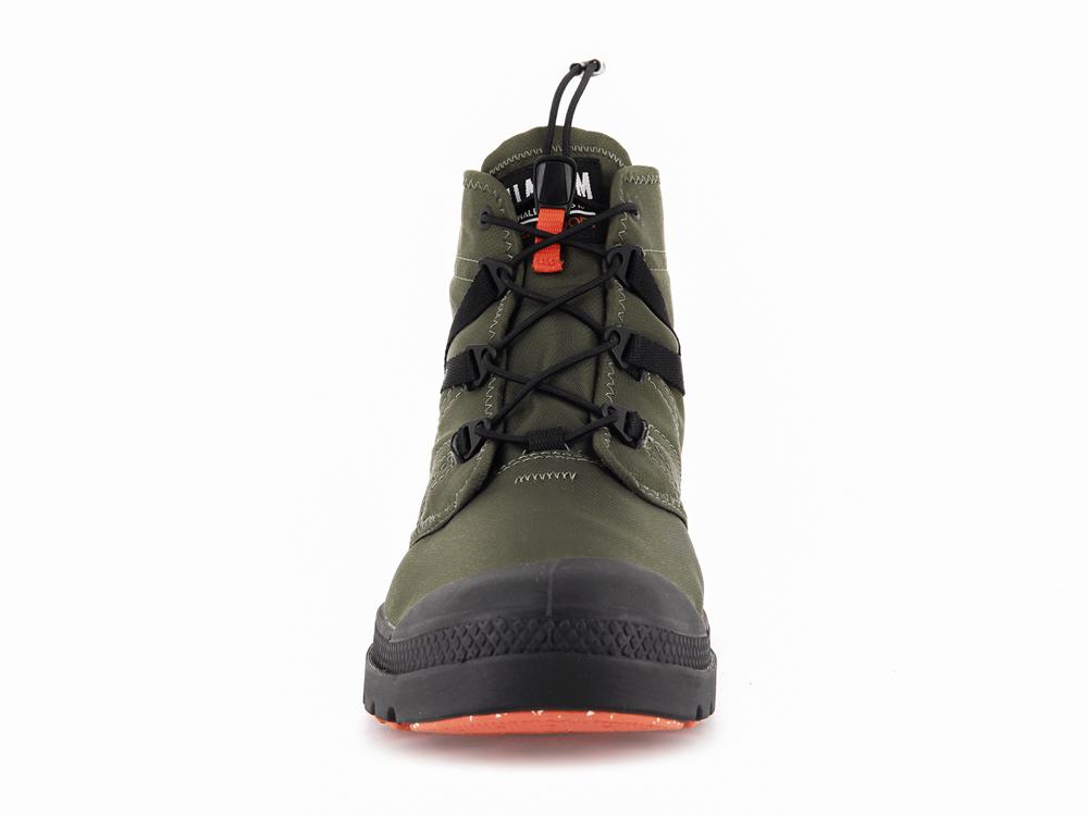 Olive Night Palladium PAMPA TRAVEL LITE+ WATERPROOF Women High Top Boots  Israel |  09543-KAFS