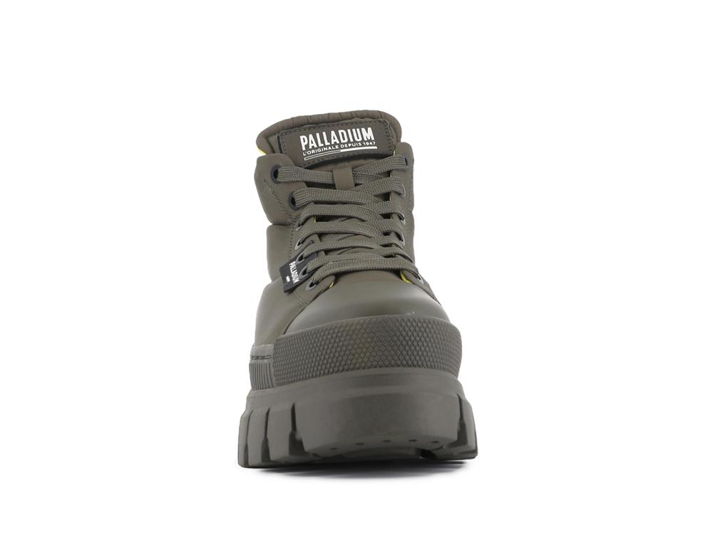 Olive Night Palladium REVOLT BOOT OVERCUSH Women High Top Sneakers  Israel |  08572-EDRG