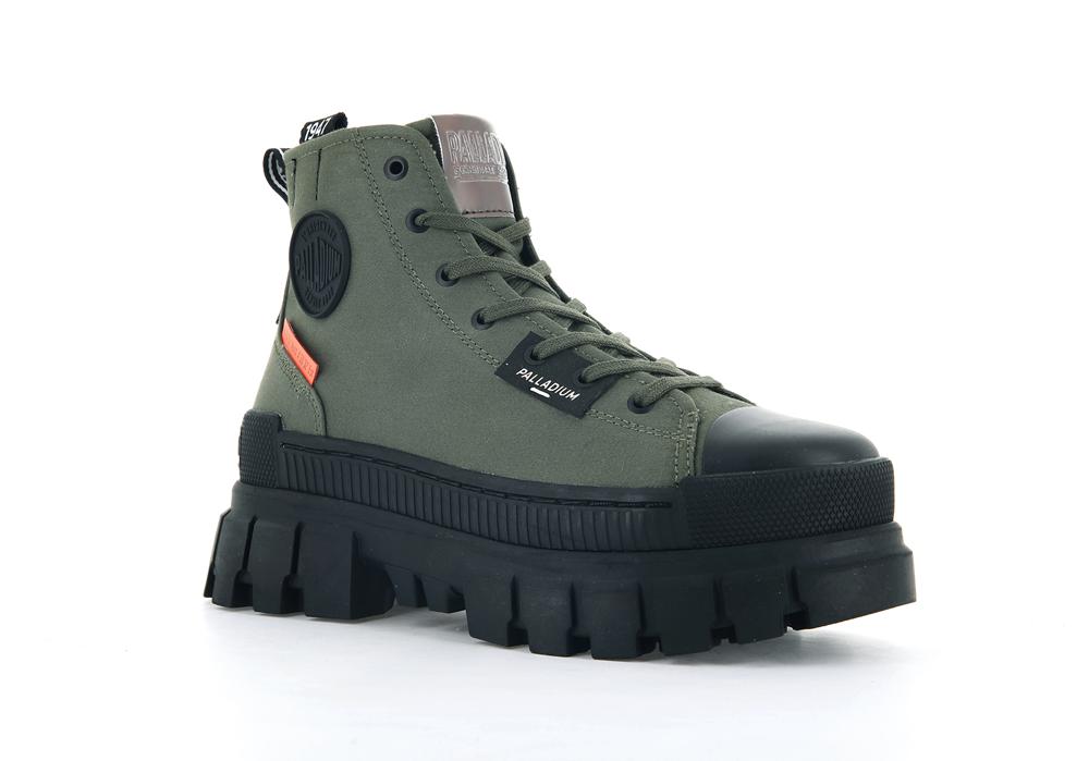 Olive Night Palladium REVOLT HI TX Women High Top Boots  Israel |  32496-XEBW