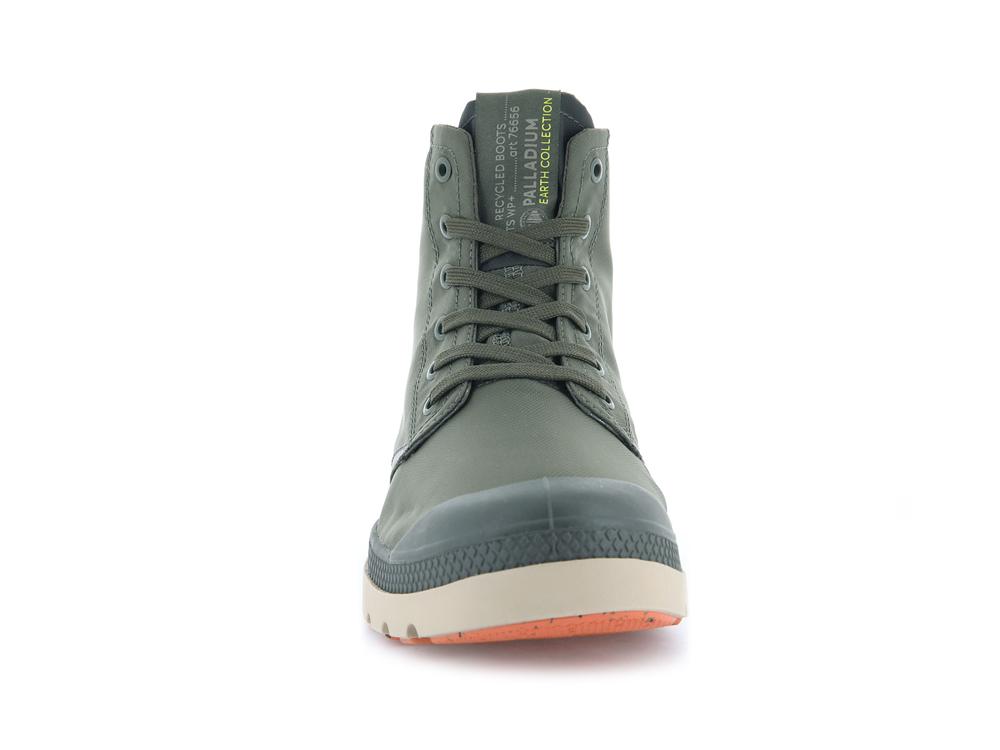 Olive Night / Beluga Palladium PAMPA LITE+ RECYCLE WP+ Women High Top Boots  Israel |  53296-ULHQ