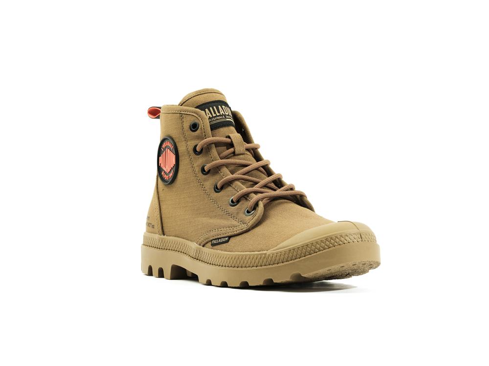 Olive Palladium PAMPA HI SUPPLY RS Kids' High Top Boots  Israel |  35694-QJSO