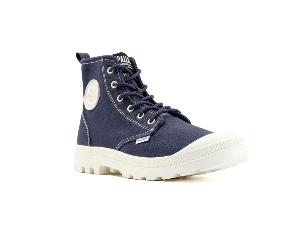 Ombre Blue Palladium PAMPA BLANC Men High Tops Shoes  Israel |  02137-ATPS