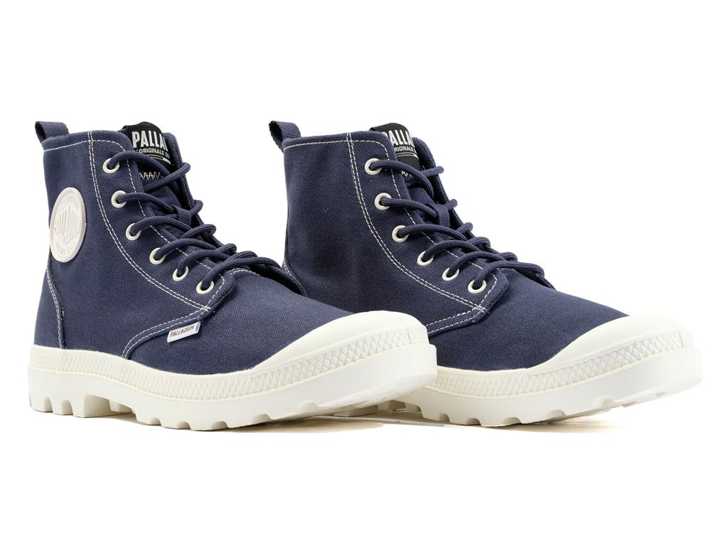 Ombre Blue Palladium PAMPA BLANC Men High Tops Shoes  Israel |  02137-ATPS