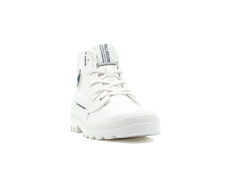 Pampa Underlayer White Palladium PAMPA UNDERLAYER Women High Tops Shoes  Israel |  98136-MFAT