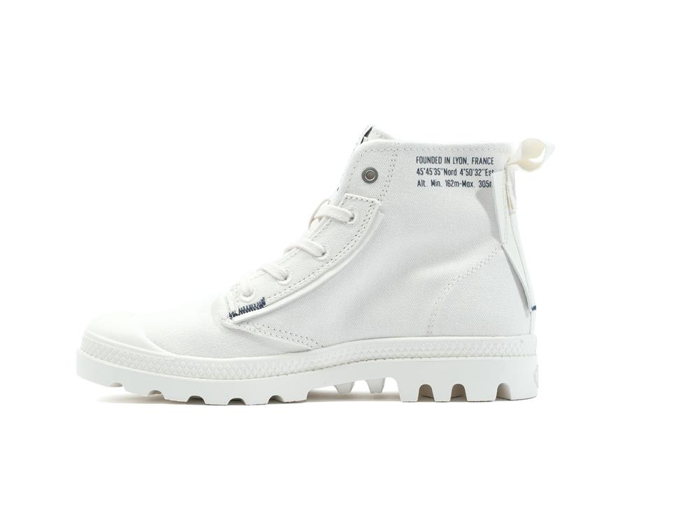 Pampa Underlayer White Palladium PAMPA UNDERLAYER Women High Tops Shoes  Israel |  98136-MFAT