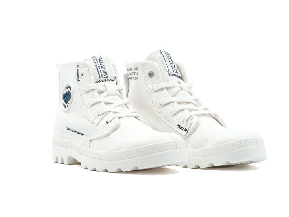 Pampa Underlayer White Palladium PAMPA UNDERLAYER Women High Tops Shoes  Israel |  98136-MFAT