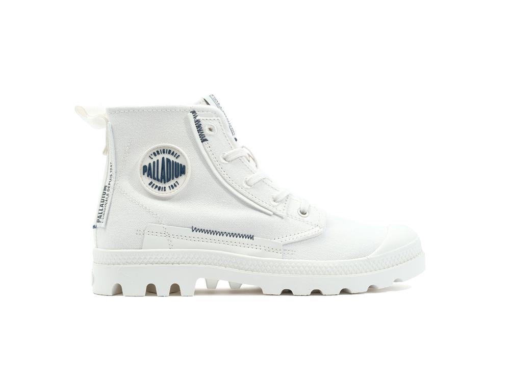 Pampa Underlayer White Palladium PAMPA UNDERLAYER Women High Tops Shoes  Israel |  98136-MFAT