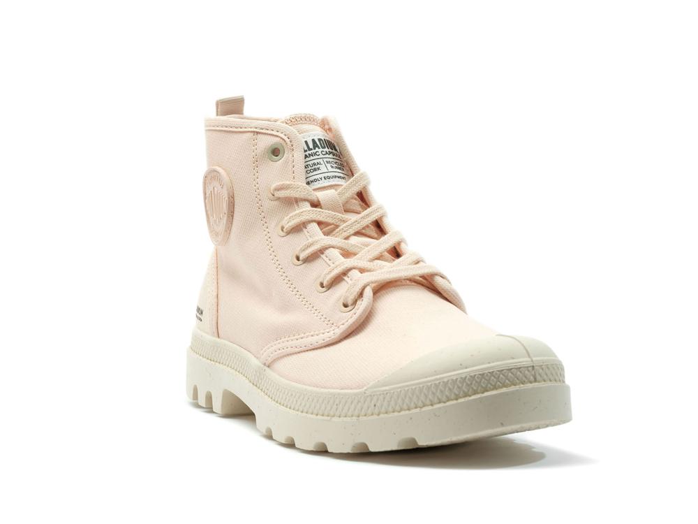 Peaskin Pink Palladium PAMPA HI ZIP ORGANIC Women High Tops Shoes  Israel |  26384-CUOL