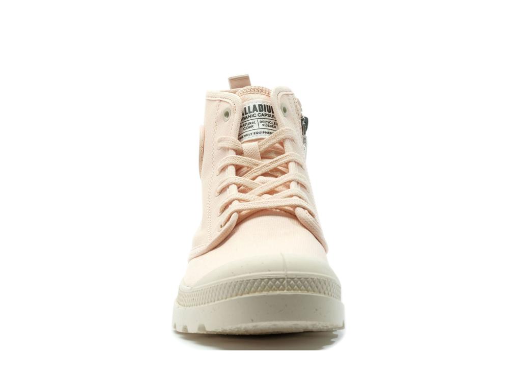 Peaskin Pink Palladium PAMPA HI ZIP ORGANIC Women High Tops Shoes  Israel |  26384-CUOL