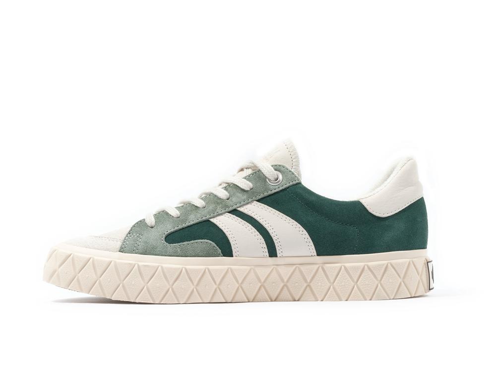 Pine Needle Green Palladium PALLA ACE LO SUEDE Women Low Tops Shoes  Israel |  51948-VSFC