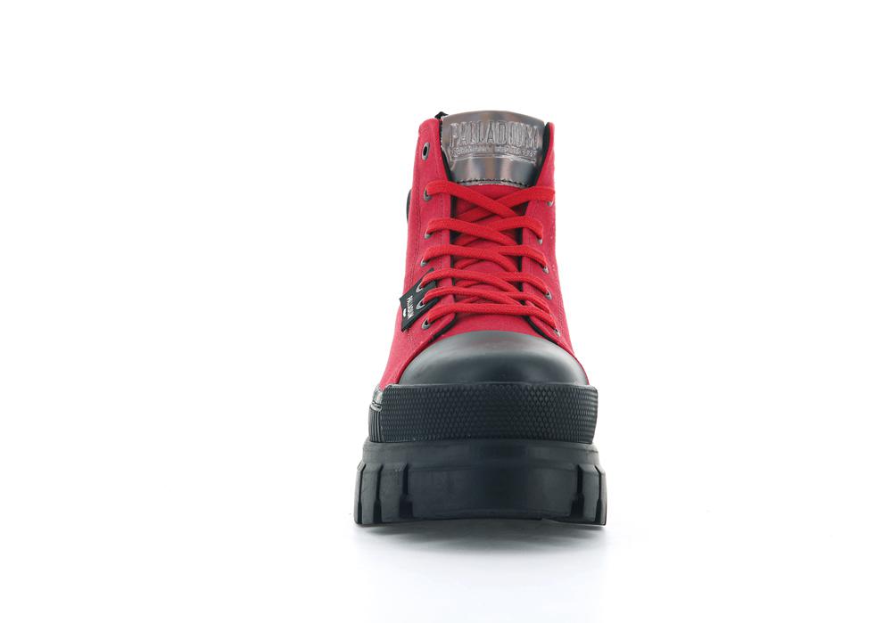 Red Salsa Palladium REVOLT HI TX Women High Top Boots  Israel |  19342-ZVAT